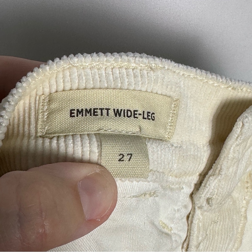 Madewell The Curvy Emmett Wide-Leg Pant in Corduroy: Welt Pocket Edition size 27 - Picture 6 of 15